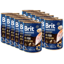 Brit Premium by Nature Žuvis su žuvies oda 12x400g