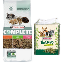 VERSELEVERSELE-LAGA Cavia Complete - jūrų kiaulytėms 8kg + VERSELE LAGA Timothy Hay 1kg - Timothy šienasLAGA Cavia Complete - jūrų kiaulytėms 8kg
