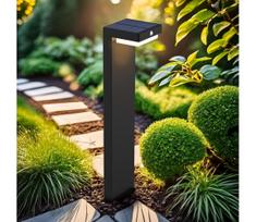 Solight WO7202 - LED šviestuvas, įkraunamas saulės energija su jutikliu PALERMO LED/5W/2000mAh IP54 juoda