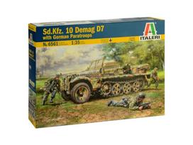 Italeri - Sd.Kfz.10 Demag D7 with German Paratroopers, 1/35, 6561