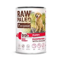 VETEXPERT Raw Paleo Duoprotein Beef  and  Rabbit Puppy - drėgnas ėdalas šunims - 400g