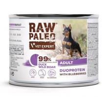 VETEXPERT Raw Paleo Duoprotein Duck  and  Boar Adult - drėgnas ėdalas šunims - 200g
