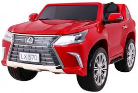 Elektromobilis vaikams Lexus LX570 dažytas raudonai