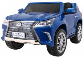 Elektromobilis vaikams Lexus LX570, nudažyta mėlyna spalva