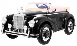 Elektromobilis vaikams Mercedes Benz 300S RETRO Black Lacquer