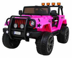 Monstras džipas 4 x 4 rožinės spalvos