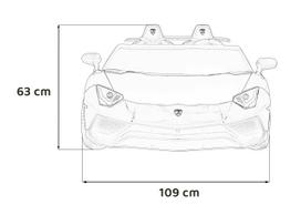Lamborghini Aventador SV Pilka Elektromobilis vaikams