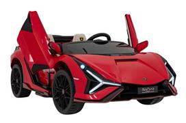 Lamborghini SIAN Elektromobilis vaikams Raudona