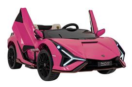 Lamborghini SIAN Elektromobilis vaikams Rausva