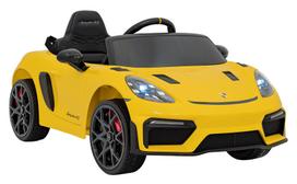Porsche Spyder RS 718 Elektromobilis vaikams Geltona
