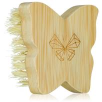 Crystallove Bamboo Butterfly Agave Body Brush Travel Size masažinis šepetėlis kūnui 1 vnt.
