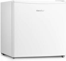 "Comfee RCD50WH2(E)" mini šaldytuvas / 43 l talpos šaldymo dėžė su ledo skyriumi / mažas šaldytuvas kambariui ir biurui / greitas atvėsinimas šaldymo dėžėje / temperatūros reguliavimas / reguliuojamos kojelės / 80 kWh / metai / balta