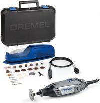 "Dremel 3000" daugiafunkcinis įrankis 130 W, rinkinys su 1 priedu, 25 priedais, kintamo greičio 10 000-33 000 apsukų per minutę, skirtas pjaustyti, šlifuoti, graviruoti, poliruoti, galąsti, valyti, drožinėti