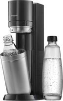 "SodaStream Duo" vandens karbonizatorius su 1 litro stikliniu buteliu ir 1 x 1 litro plastikiniu buteliu su saugikliu (galima plauti indaplovėje)