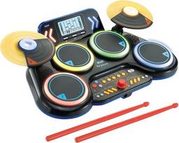 "VTech Kidi DJ Drums" - elektroniniai būgnai su šviesos efektais ir mokymosi režimu - 6-12 metų vaikams