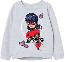 Bluzonas mergaitėms Miraculous Ladybug, pilkas