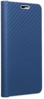 Dėklas Forcell Oem LUNA Book Carbon skirtas Samsung Galaxy A52 5G / A52 LTE ( 4G ) / A52s 5G mėlynos spalvos