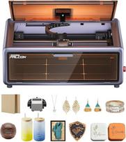"Creality Falcon A1" 10 W lazerinis graviratorius, 80 W galingumo, visiškai uždaras, 600 mm/s, automatinis HD kameros padėties nustatymas, iš anksto sumontuotas ir išmanusis medžiagų aptikimas, idealiai tinka medienai ir metalui