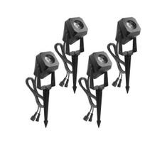 KOMPLEKTAS 4x LED RGBIC Pritemdoma lauko lempa LED/7W/230V 3000-6500K IP65 Wi-Fi Tuya