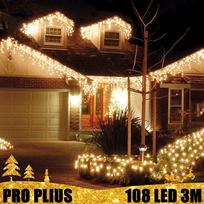 Profesionali lauko girlianda varvekliai 108 LED PRO PLIUS IP67 : Laido spalva - Žalia