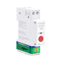 Automatinis jungiklis DIN bėgeliui su energijos matavimu, 230Vac, 25A, TUYA ZigBee MQTT