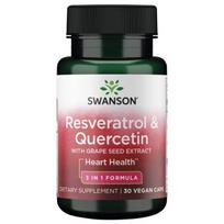 Resveratrol & Quercetin - Resveratrolis ir kvercetinas - N30 - Swanson
