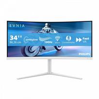 PHILIPS 34-inch 34M2C5501A Curved VA 180Hz HDMIx2 DP HAS Ambiglow Monitor