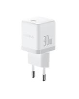 Sieninis įkroviklis Palm 30W USB-C QC3.0 PD3.0 su USB-C kabeliu 1m, baltas