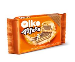 Vanilės skonio vafliai ALFERS Vanilla Cream, 170 g