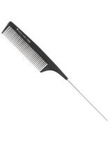 Hairway šukos su adatos tipo rankena plaukams atskirti ir įprasti šereliai su smailėjančiais galais 22cm Hairway Carbon Advance Nr.05085