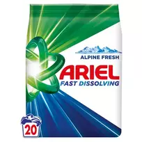 Skalbimo milteliai ARIEL ALPINE FRESH, 20 skalb., 1,1 kg