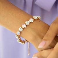 Diamond Sky Jewelry Apyrankė moterims DiamondSky „For You II (Aurore Boreale)“ su Swarovski kristalais