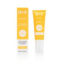 Q+A PEPTIDE ANTI-AGEING SPF50, apsauginis kremas nuo saulės brandžiai odai, 50ml