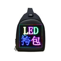 Madinga LED kuprinė Išmani reklaminė verslo kuprinė Vandeniui atspari LED ekrano kuprinė One Size