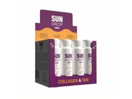 Sun Drop Shot Drink 80ml Collagen & Tan gėrimas greitesniam įdegiui ir sveikesnei odai 12 vnt.