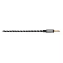 Avinity Audio Cable, 3.5 mm jack plug/plug, stereo, fabric, gold