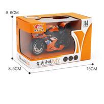 1/14 Super Sport 6 Motociklo Žaislas, su Šviesa ir Muzika Žaislai Motociklas Lydinio Modeliai, Žaisliniai Motociklai Berniukams Žaislinis Motociklas Vaikams 3-9 1/24-Size:12*7*6.5cm oranžinė