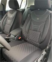 BREMER SITZBEZÜGE Individualizuoti sėdynių užvalkalai, suderinami su 2004-2012 m. "Volvo V50 S50 Type M Driver & Passenger" 910 Black