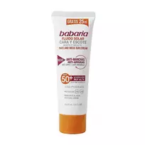 Babaria Face And Neck Sun Cream Anti Spot Wrinkle Spf50 75ml