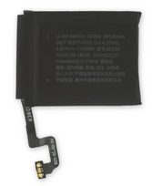 Apple Watch 4 44mm baterija 292 mAh (OEM) : Klijai ekranui / nugarėlei - Nereikia