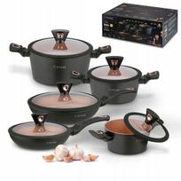 Puodų rinkinys Starke Pro, Dark Copper, 10dalių