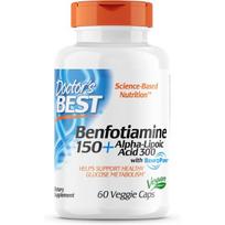 Doctor's Best Benfotiamine 150 mg + Alpha Lipoic Acid 300 mg 60 vcaps