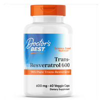Doctor's Best Trans-Resveratrol 600 mg 60 vcaps