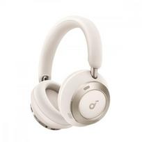 Anker Soundcore Space One Pro Foldable Wireless Bluetooth Over-ear Headphones with Microphone - Cream White