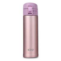 Termo puodelis Kiro KI501R 0,5 l vakuuminė izoliacija, arbatos filtras, nerūdijantis plienas