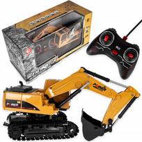 Nuotolinio valdymo ekskavatorius didelis buldozeris RC vaikams Click4Toys