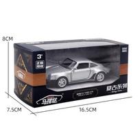 1/36 Porsche 911 Turbo 1978 Diecast lydinio automobilio modelis Metalinis atitraukiamas simuliacinis automobilio žaislas Sportinio automobilio ornamentas su atidaromomis durimis Dovaninis automobilis sidabras