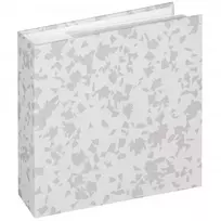 Albumas WALTHER ME-298-1 Terrazzo stone white 10x15 200, balti lapai | kišeninis | knyginio rišimo