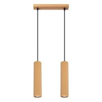 Pakabinamas šviestuvas SOLLUX KARBON 2, GU10, 2 x max 10W LED, aukso