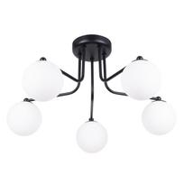 Lubinis šviestuvas SOLLUX ASTRAL 5, G9, 3 x max 8W LED, juoda